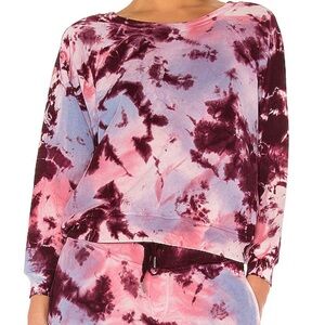 NSF Shawnee Crew Sweatshirt Sacred Tie Dye Pink & Purple Size XS